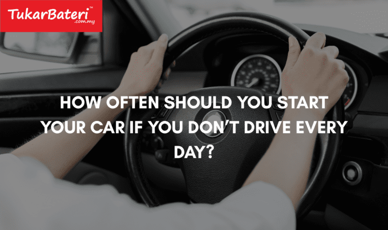 How Often Should You Start Your Car if You Don’t Drive Every Day?